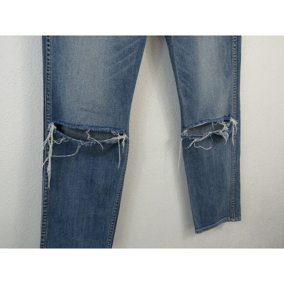 Grlfrnd Naomi High-Rise Jean Size 29 I Will Survive Light Blue Denim Petite - Picture 3 of 9